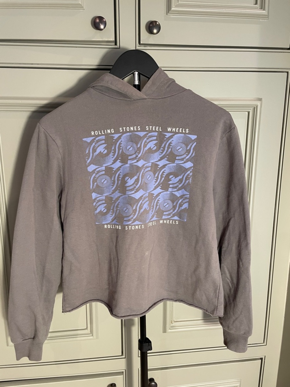Rolling Stones 'Steel Wheels' Graphic Lightweight Hoodie